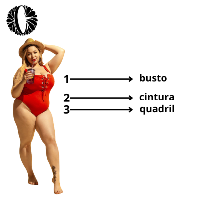 Maiô Plus Size com Babado - Brunet - Image 9