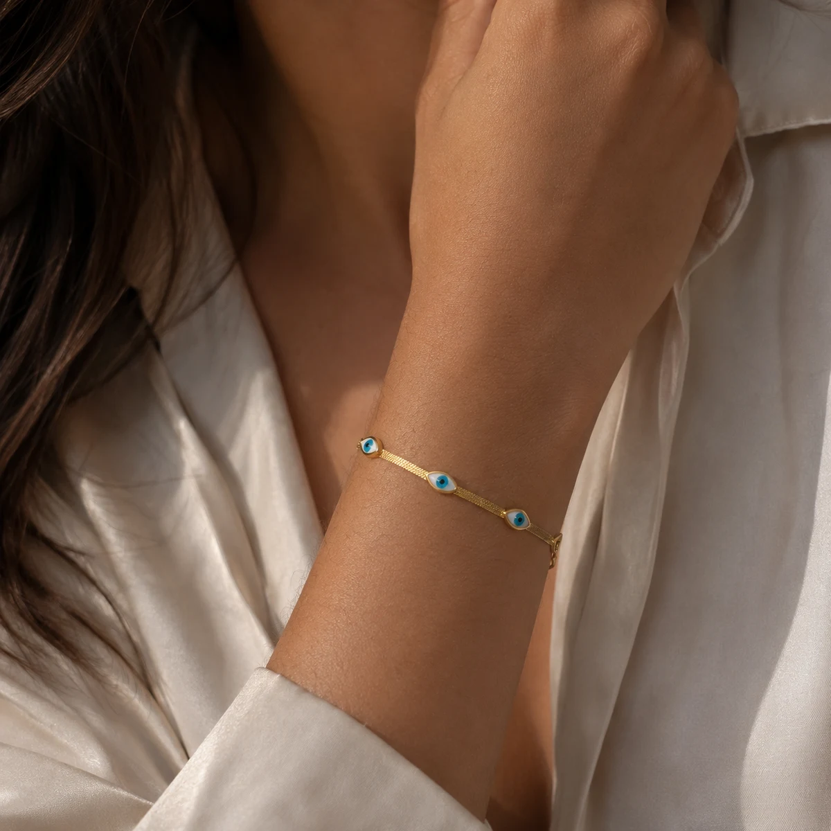 Pulseira - Nazar Tripla - Imagem 3